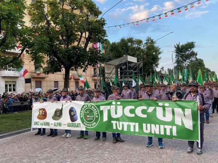 Adunata alpini a Biella: numeri da record