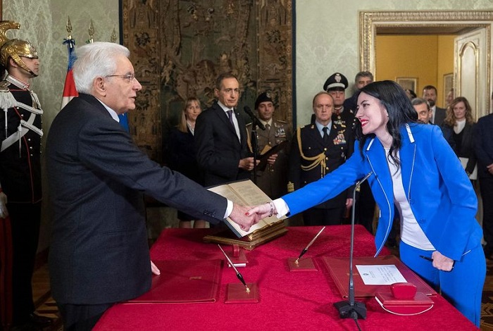 L'ex ministro biellese Lucia Azzolina è diventata mamma