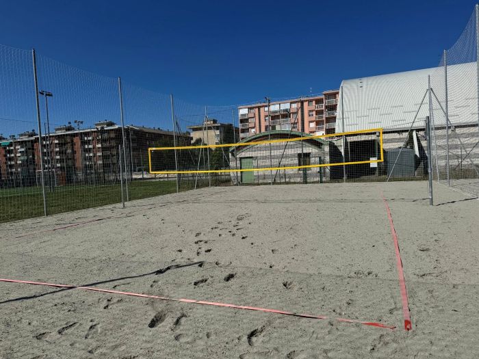 Pronto il campo da beach volley a Biella