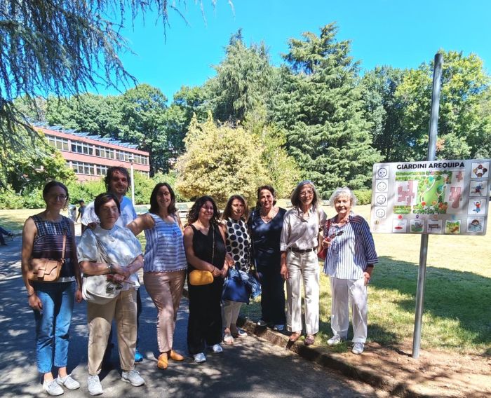 Inaugurata ai Giardini Arequipa la cartellonistica in linguaggio Caa