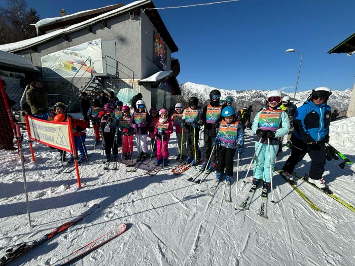 A Borgosesia Comune ha proposto un corso di sci per gli alunni delle scuole
