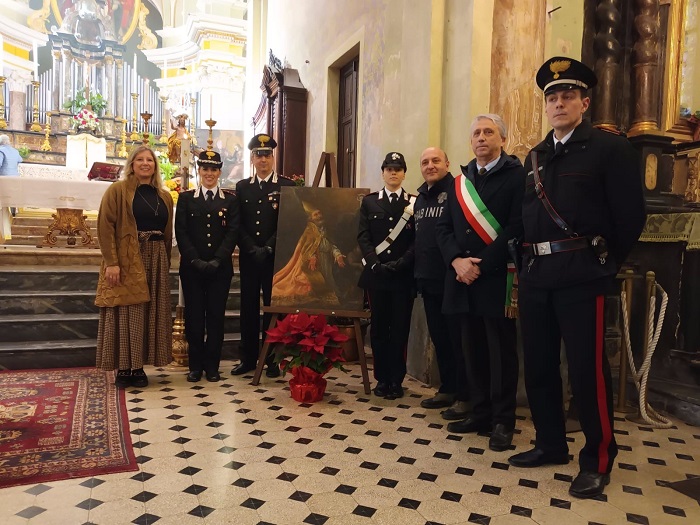 Dipinto dopo 23 anni è tornato nella chiesa di Sant'Ambrogio di Sordevolo 