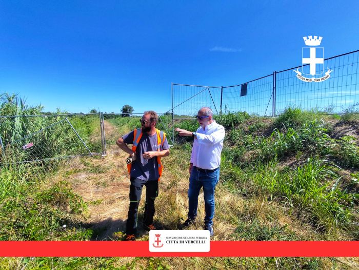 È iniziato il cantiere nell’area dell’ex Montefibre a Vercelli