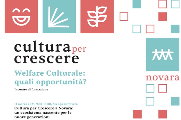 Novara, all'Arengo appuntamento con l'evento "Cultura per Crescere"