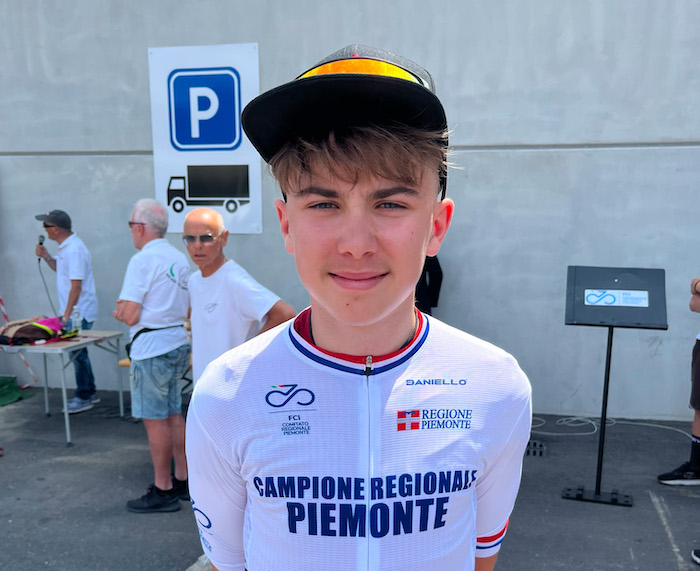 Nikolas Pioletti (Pedale Ossolano- Ganna Academy) campione regionale esordienti