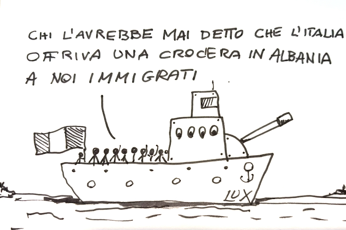 Sull'onda dell'attualità. La vignetta dell'arch. Lux 