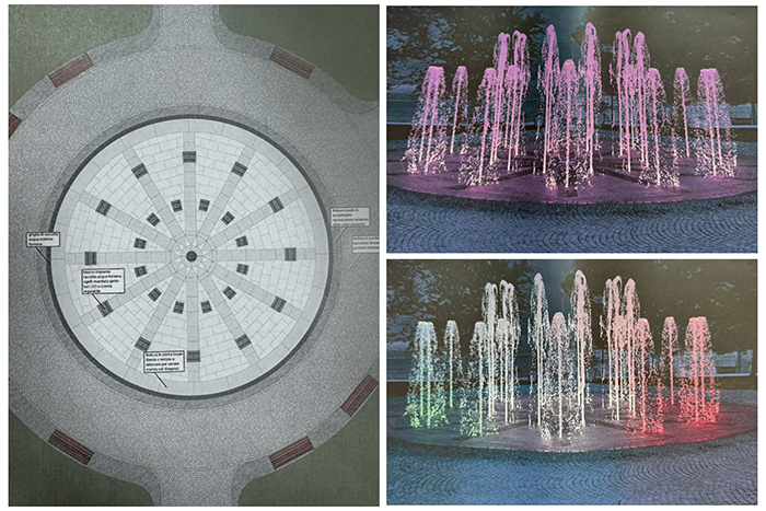 Arona, ecco il progetto della nuova fontana: sicurezza, illuminazione ed eventi