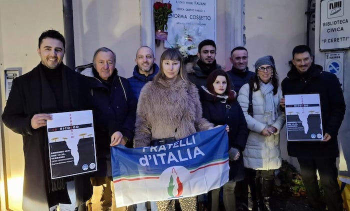 Giornata del Ricordo: la commemorazione di Gioventù nazionale e FdI