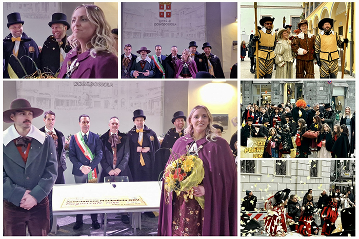 Der historische Domese Karneval hat begonnen. Die Schweizer Freunde sind da