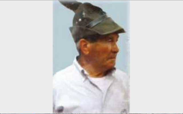 Domo saluta Lorenzo Mario Ruga, fondatore del coro Ana 