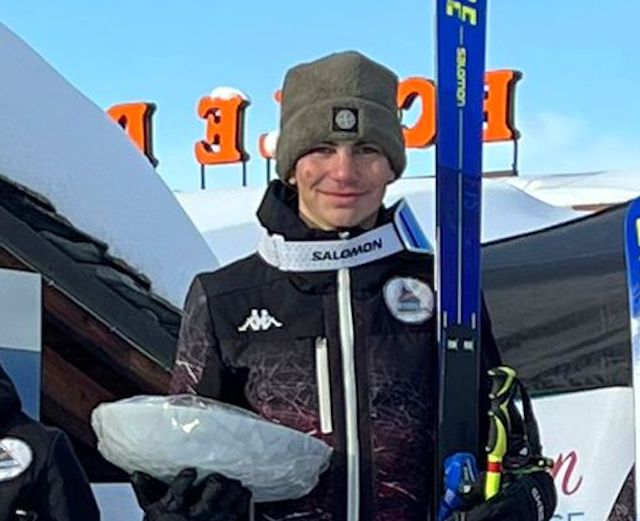 Andrea Villaraggia campione regionale Allievi di slalom speciale e terzo in gigante