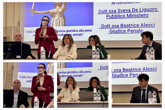 Indagine, imputazione e processo spiegati agli alunni dello Spezia da Pm e Giudice