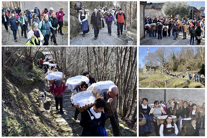 Festa patronale a Cardezza con camminata, messa e benedizione del pane. Foto