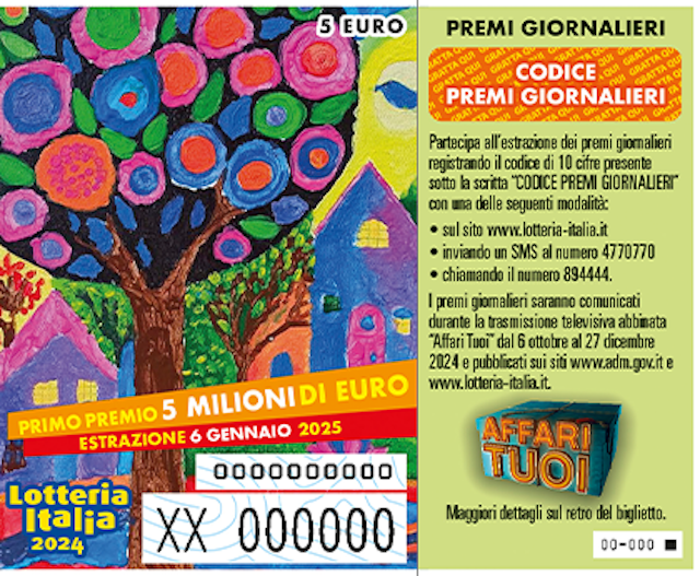 Lotteria Italia, a Omegna premio da 100 mila euro