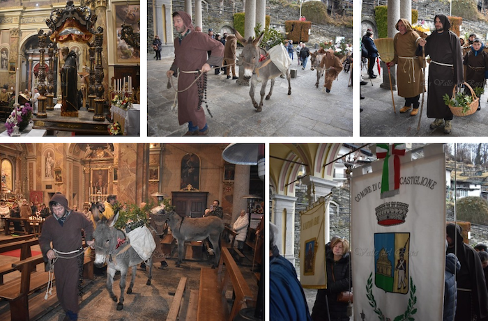 Pane, asini e fratini. Calasca ha festeggiato Sant'Antonio - Foto 