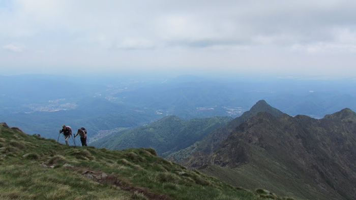 In gita al Monte Barone, in val Sessera, insieme a Gianpaolo Fabbri