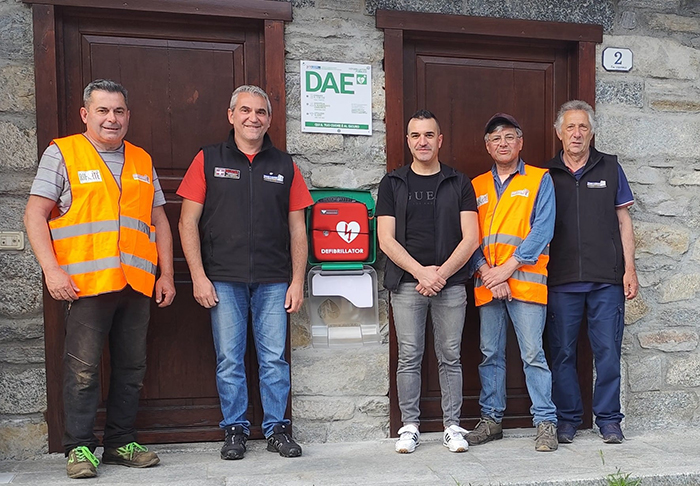 Montecrestese: un defibrillatore in località Viganale