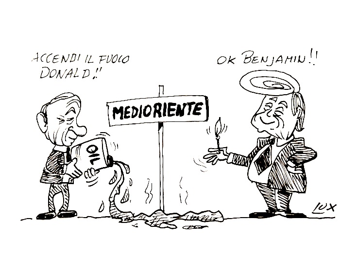 La vignetta di Lux: "amici" incendiari 