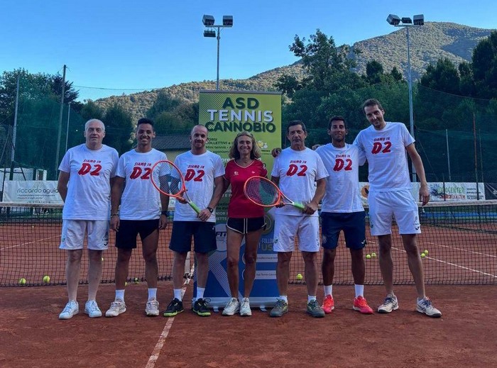 Il Tennis Cannobio promosso in D2