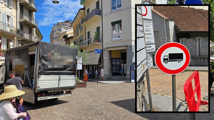 Il centro di Stresa off limits ai mezzi pesanti per sicurezza. Ma i camion passano