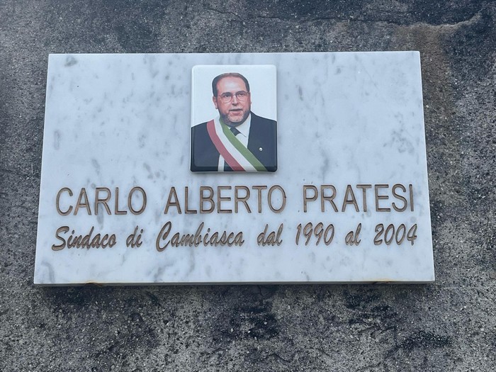 Cambiasca ricorda l’ex sindaco Pratesi nel ventennale della scomparsa