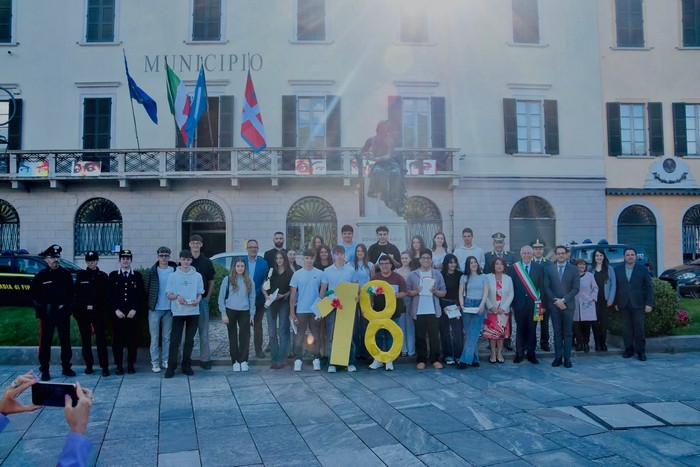  Il benvenuto civico di Cannobio ai neomaggiorenni classe 2007